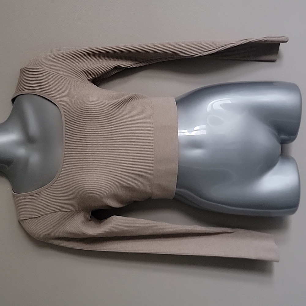 NWT H&M women's long sleeve crop top size s